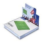 Alfombrilla Hama Football Gruen 220x180 mm Bildoberflaeche Polypropylen