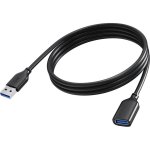 Câble USB Vision TC 2MUSB3.0EXT/BL 2 m USB 3.2 Gen 1 Noir