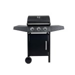 Barbacoa de Gas Hannover Grill Pegaso 3 Fuegos 110x110x46 cm Negro