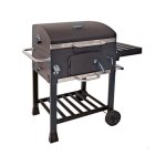 Barbacoa Aktive Con Ruedas Negro 113x100x45 Cm