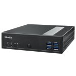 Mini PC Shuttle DL3000EP Intel N100 8GB 128GB SSD UHD Graphics Windows 10 IoT Slim sem ventoinha