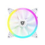 Refrigeração Ar Nfortec 140mm Draco X ARGB Branco Silencioso