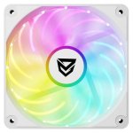 Ventilador suplementar Nfortec Krater X Fan 120mm 1100RPM ARGB PWM branco