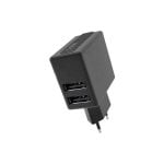 Carregador USB SBS TETRAV2USB2A 2.1A Duplo Saída Preto Compacto