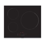 Plaque Brandt Bpi6389b Induction 3 zones 7400W 60cm Noir