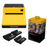 Fotodrucker Bluetooth Thermosublimation Kodak PD460 mit Ladestation + 120 Fotos