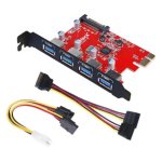 Tarjeta Controladora USB Inateck KTU3FR-4P 4 Puertos USB 3.2 Gen 1 PCI