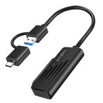 Adaptateur LogiLink AU0062 USB-C SATA 0,2 m Noir