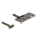 Adaptador DeLOCK 81503 M.2 Hembra a PCIe Negro 0.1 m