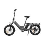 Bicicleta Elétrica Pixar Plus7 500w 48v 20,4ah Fat Tire Cinza