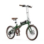 Bicicleta Elétrica OneSport OT02 Pro 250W 36V 20 polegadas Verde