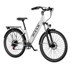 Bicicleta Elétrica Pixar Cruiser 250W 36V 12.8Ah 27.5x2 Travões Disco Branco