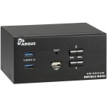 KVM Switch Intertech AS-22HUS 2 Ports HDMI 4K USB Schwarz