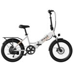 Bicicleta Elétrica Pixar Rusher 250w 48v 12.8ah 20x3 Branca Freio Disco