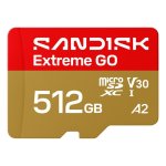 Tarjeta MicroSD SanDisk Extreme GO 512 GB UHS-I 240 MB/s U3 V30 A2