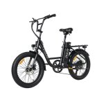 Bicicleta Eletrica Pixar Fun1 350w 36v 10.4ah 20x3 Fat Preto