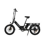 Bicicleta Elétrica Pixar Plus7 500w 48v 10ah Fat Tire Preta