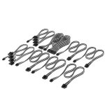 Cable de alimentación interno Corsair CP-8920380 Recto Negro/Blanco 61 cm