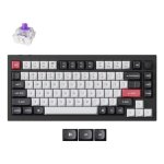Teclado Keychron Q1 HE magnético Hall Effect inalámbrico con switches ajustables y RGB