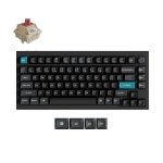Teclado Keychron Q1 Ultra magnético 75% con switches Silk POM Red Linear y RGB