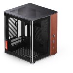 Case PC Jonsbo Tk-0 Nero Mini-ITX Pannelli Noce Gestione Cavi