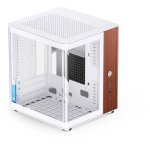 Case Jonsbo Tk-0 Bianco Mini-ITX Legno Noce Gestione Cavi