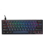 Teclado Ducky Zero 6108 mecánico inalámbrico RGB con switches Cherry MX2A y conexión tri-mode