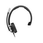 Auriculaires Poly Mission 615 filaires USB-A USB-C Bureau Mono Réduction de bruit Noir