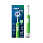 Escova de dentes elétrica Oral-B Junior Pro 6+ Verde recarregável 3 modos
