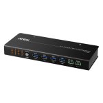 KVM Switch Aten US3384I-AT 8 PC 4 USB 3.2 Schwarz Metall