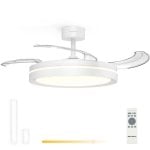 Ventilador de techo Grunkel Skywhite42 42 pulgadas con motor DC y luz LED