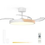 Ventilador de techo Grunkel Skydual42 42" 4 aspas motor DC LED