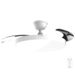 Ventoinha de Teto com Luz Cecotec EnergySilence Aero 300 Air Invisible 30W 6 Velocidades Pás Retráteis Comando