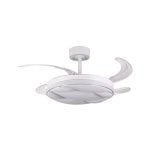 Ventilador de techo Bel Air Karnak 72W 4 aspas retráctiles blanco 108"