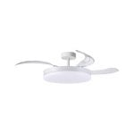 Ventilador de techo Bel Air Apolo 72W 4 aspas retráctiles blanco Ø108 cm