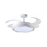 Ventilador de techo Bel Air Home Creta con aspas retráctiles y LED 72W