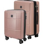 Tandem Palma Set 2 Maletas Rígidas Cabina 30 L Mediana 41 L Ruedas Dobles 360º