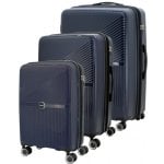 Tandem Set 3 Maletas Expandibles Teide Cabina 41 L Mediana 76 L Grande 106 L Ruedas Dobles 360°
