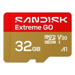 Tarjeta microSDHC SanDisk Extreme GO 32 GB UHS-I 100 MB/s Rojo Oro