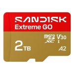 Speicherkarte Sandisk Extreme GO 2 TB microSDXC UHS-I 240 MB/s V30 A2