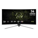 Monitor MSI MAG 345CQRF E20 34" UltraWide Dual Quad HD 200Hz Rapid VA Curvo Ajuste de altura