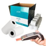 Rolo de Papel Térmico Geon 100 Unidades 57 x 35 mm Alta Qualidade