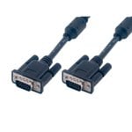 Câble VGA Genérica 15m Connecteurs Mâle/Mâle Noir