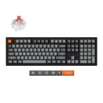 Teclado Keychron K10 Max mecánico inalámbrico full-size con switches Super Red y RGB