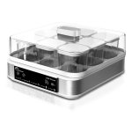 Yogurtera LITTLE BALANCE 8448 30 W Acero inoxidable 9 vasos 5 programas