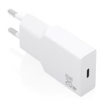 Cargador Aisens Ultra Delgado GaN 20W USB-C PD3.0 Blanco