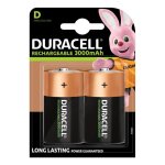Batterie Duracell 5000394055995 D 1.2V 2200mAh Wiederaufladbar 2 Stuck