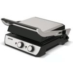 Plancha de asar ZEPHIR ZHC657 2000 W Negro Gris Tapa con bisagra