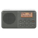 Radio SANGEAN DPR-64 Portátil DAB+ FM LCD Cinza Branco