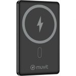 Powerbank Muvit For Change 5000mAh 20W Wireless Preto
